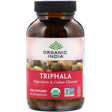Трифала Organic India (Triphala) 180 вегетаріанських капсул