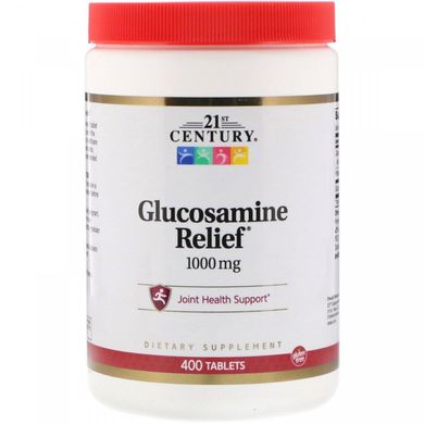 Глюкозамин рельеф, 21st Century, 1000 мг, 400 таблеток