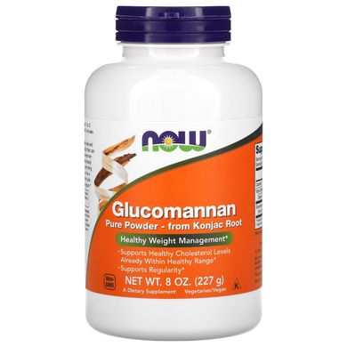 Глюкоманнан чистий порошок Now Foods (Glucomannan) 227 г