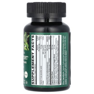 PlantFusion, Vegan Wholefood, Blood Support, 60 Vegan Capsules купить в Киеве и Украине