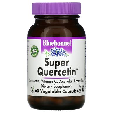 Супер-кверцетин, Bluebonnet Nutrition, 60 капсул в рослинній оболонці
