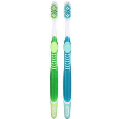 Зубна щітка Vivid, м'яка, 3D White, Vivid Toothbrush, Soft, Oral-B, 2 щітки