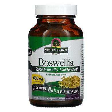 Босвелія Nature's Answer (Boswellia) 400 мг 90 капсул