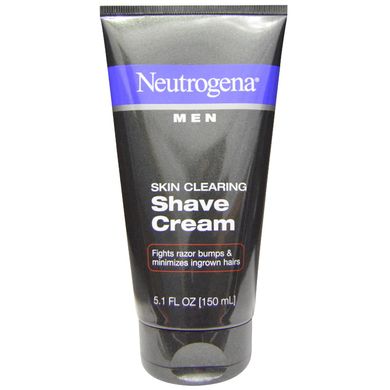 Очищення шкіри, чоловічий крем для гоління, Neutrogena, 5,1 рідких унцій (150 мл)