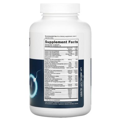 Чоловічі мультивітаміни - добавка для фертильності клінічного класу Fairhaven Health (FH Pro for Men - Clinical Grade Fertility Supplement) 180 капсул