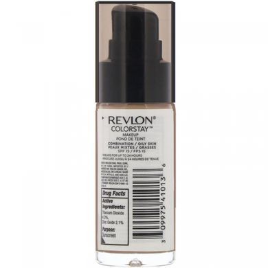 Makeup for Combination and Oily Skin, Rich Tan Shade 350, Revlon, 30 ml.