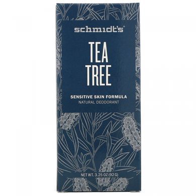 Natural deodorant, for sensitive skin, tea tree, 92 g