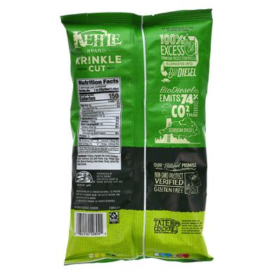Картопляні чіпси з кропом органік Kettle Foods (Potato Chips) 142 г