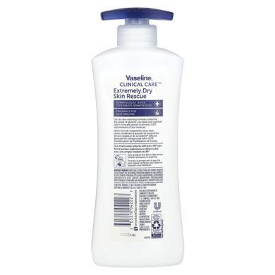 Vaseline, Clinical Care&trade;, Extremely Dry Skin Rescue Body Lotion, Fragrance Free, 13.5 fl oz (400 ml)