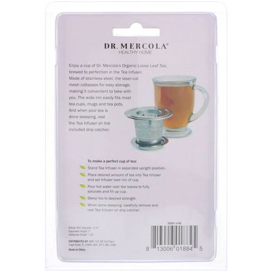 Разборный заварочный чай с каплеуловителем, Dr. Mercola, 1 настой из нержавеющей стали купить в Киеве и Украине