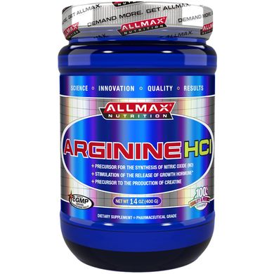 Аргінін HCI ALLMAX Nutrition (Arginine HCI) 400 г