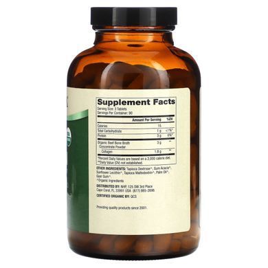 Dr. Mercola, Organic Bone Broth Collagen from Beef, 270 Tablets купить в Киеве и Украине