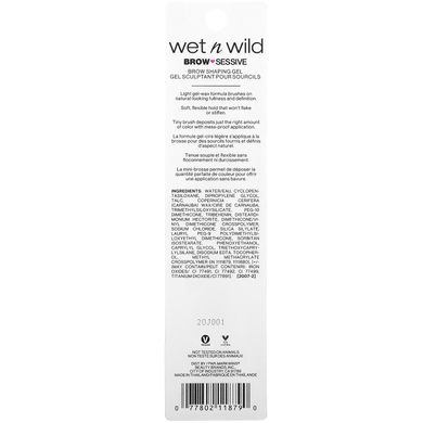 Wet n Wild, гель для моделирования бровей, коричневый, 0,09 унции (2,5 г) купить в Киеве и Украине