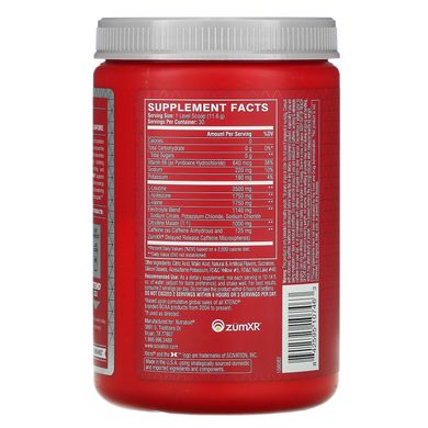 Xtend Energy, повільне вивільнення, кофеїн + амінокислоти з розгалуженим ланцюгом, нектар манго, Scivation, 12,3 унц (348 г)