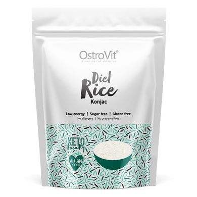 Диетический рис с конжаком OstroVit (Diet Rice Konjac) 400 г купить в Киеве и Украине