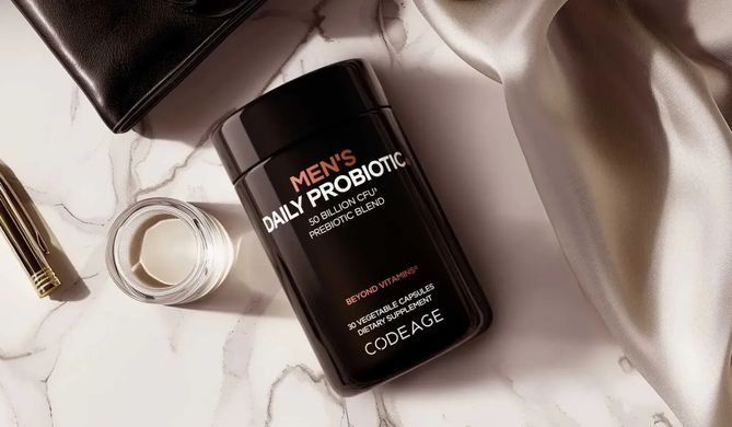 Ежедневный пробиотик для мужчин Codeage (Men's Daily Probiotic) 30 растительных капсул купить в Киеве и Украине