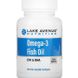 Омега-3 риб'ячий жир Lake Avenue Nutrition (Omega-3 Fish Oil) 1250 мг 30 капсул фото
