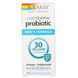 Пробиотик с микробиомами Solaray (Mycrobiome Probiotic Men's Formula) 30 миллиардов 30 капсул фото
