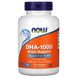 ДГА для улучшения работы мозга Now Foods (DHA-1000) 1000 мг 90 мягких таблеток фото