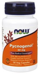 Пікногенол Now Foods (Pycnogenol) 30 мг 30 капсул