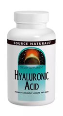 Гиалуроновая кислота Source Naturals (Hyaluronic Acid) 50 мг 60 таблеток купить в Киеве и Украине