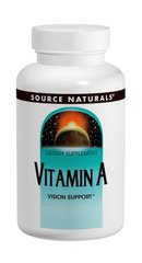 Вітамін A Source Naturals (Vitamin A) 10000 МО 250 таблеток