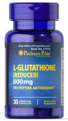 Глутатион Puritan's Pride (L-Glutathione) 500 мг 30 капсул купить в Киеве и Украине