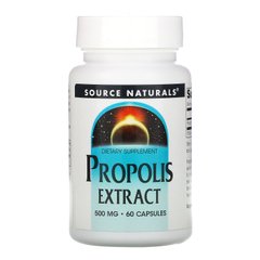 Экстракт прополиса Source Naturals (Propolis Extract) 500 мг 60 капсул купить в Киеве и Украине