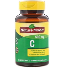 Вітамін С Nature Made (Vitamin C) 500 мг 60 капсул