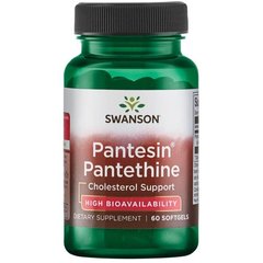 Пантетин, Pantesin Pantethine, Swanson, 300 мг, 60 капсул купить в Киеве и Украине