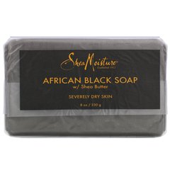 Африканское черное мыло с маслом ши, SheaMoisture, 8 унций (230 г) купить в Киеве и Украине