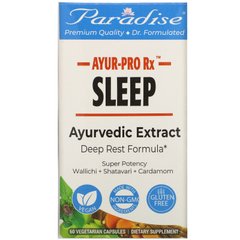 Вітаміни для сну, AYUR Pro Rx, Sleep, Paradise Herbs, 60 вегетаріанських капсул