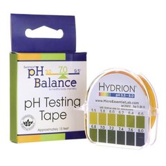 Стрічка для вимірювання pH з дозатором, pH Testing Tape with Dispenser, Swanson, 1 набір