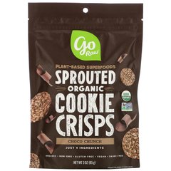Хрустке печиво з пророщених зерен Go Raw (Choco Crunch Sprouted Cookies) 85 г зі смаком шоколаду