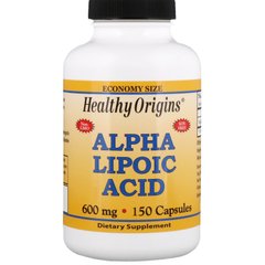 Альфа-липоевая кислота Healthy Origins (Alpha-lipoic acid) 600 мг 150 капсул купить в Киеве и Украине