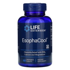 Кальцій і магній Life Extension (EsophaCool) 60 жувальних таблеток