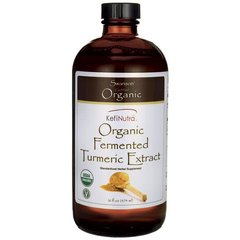 Органічний екстракт ферментованої куркуми, KefiNutra Organic Fermented Turmeric Extract, Swanson, 474 мл