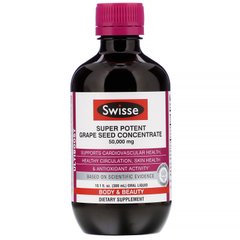 Суперпотужний концентрат виноградних кісточок, Ultiboost, Super Potent Grape Seed Concentrate, Swisse, 50000 мг, 300 мл