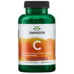 Забуферений вітамін С з біофлавоноїдами, Buffered Vitamin C with Bioflavonoids, Swanson, 500 мг 100 капсул