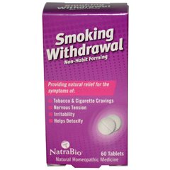 Відмова від куріння, NatraBio, 60 таблеток