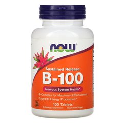 Вітамін B-100 Now Foods (Vitamin B-100) 100 таблеток
