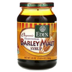 Органічний традиційний сироп з ячмінного солоду, Eden Foods, 566 г