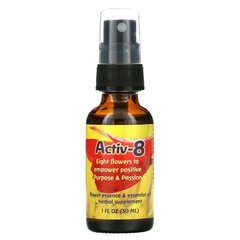 Activ-8, квіткова есенція і ефірна олія, Flower Essence Services, 30 мл