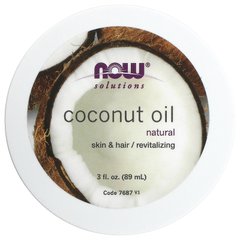 Кокосовое масло Now Foods (Coconut Oil Natural) 89 мл купить в Киеве и Украине