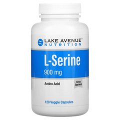 Lake Avenue Nutrition, L-серин, 900 мг, 120 растительных капсул купить в Киеве и Украине