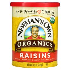 Newman's Own Organics, Органические вещества, изюм, 15 унций (425 г) купить в Киеве и Украине