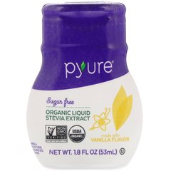 Стевія зі смаком ванілі органік Pyure (Stevia Sweetener) 53 мл