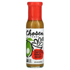 Chosen Foods, Чиста олія авокадо, заправка та маринад, Chipotle Ranch, 8 рідких унцій (237 мл)