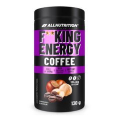 Розчинна кава зі смаком лісовим горіхом Allnutrition (Fitking Delicious Energy Coffee) 130 г