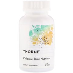 Вітаміни та мінерали для дітей Thorne Research (Children's Basic Nutrients) 180 капсул